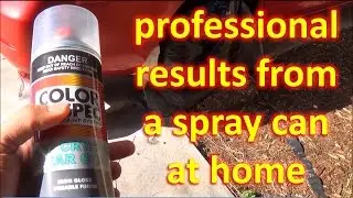 How to PAINT a car with SPRAY CANS - Part 1