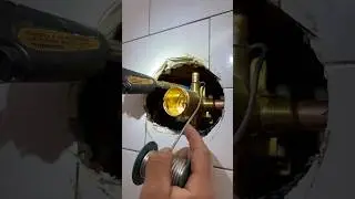 installing a new delta shower valve! 
