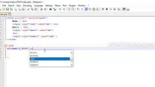 How to echo the user input data using forms in PHP | Tamil