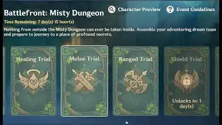 Misty Dungeon Melee Trial Game play - Easy Pesy