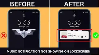 Music Notification Not Showing On Lockscreen | SOLVED! | JOHN TECH