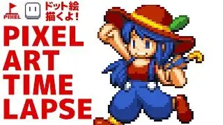 [PixelArt TimeLapse]Woody POCO (うっでいぽこ)
