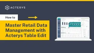 Retails Price  x Quantity Scenario Analysis Using Acterys Table Edit Visual | Acterys Use Case