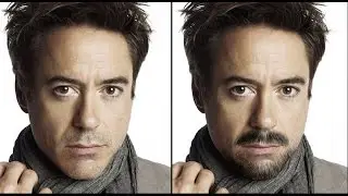 Adobe Photoshop tutorial |  How to create Facial hair in Adobe Photoshop