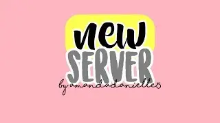 MY NEW SERVER! | Amanda Danielle