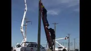Rescate de personal de altura en media y baja tensión - 13,2 kV. (Trabajos con Tensión)