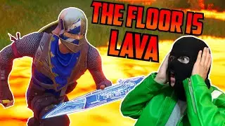 THE FLOORS IS LAVA GAMEMODE IS INSANE.. | FT. Mochi | Fortnite Battle Royale