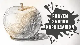 Урок - Рисуем Яблоко Простым Карандашом За 18 Минут!