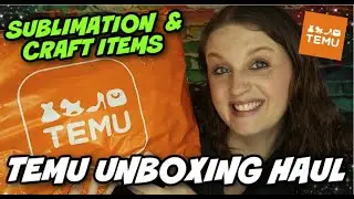 Temu Unboxing Haul || Sublimation Items || Sublimation Shirts || Small Business Items