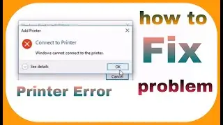 Printer error 0x0000011b Fix Problem / how to fix windows cannot connect to the printer operation