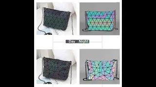 Designer Holographic Radium Sling Bag