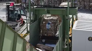 Cross Wrap Dewiring machine with Side Cutting | Paper recycling machine