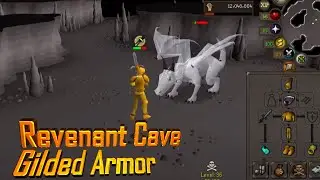 Gilded Armor in Revenant Cave vs Revenant Dragon with Bandos Godsword OSRS