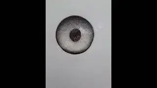 رسم وتظليل عدسه العين  ✏️✏️