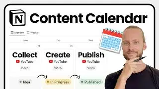 The ULTIMATE Notion Content Calendar | Tutorial + Free Template