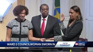 Tina Clay sworn in as Jackson City Council member