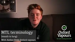 MTL vaping terminology  (mouth to lung)