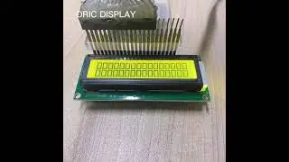 1602 LCD DISPLAY