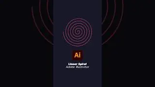 Linear Spiral in Adobe Illustrator