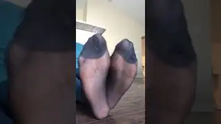 Findom series 2: master teases you with his sweaty nylon feet