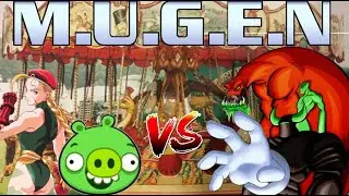 MUGEN Battle 81: Minion Pig and Cammy vs Master Hand and Abyss