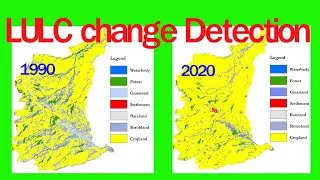 Land use/Land cover Change detection using ArcGIS