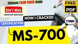 How I CRACKED MS-700 Exam in Just 4 Hours | Managing Microsoft Teams | Important Topics & Tips | PDF