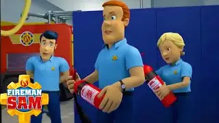How to use a fire extinguisher! | Fireman Sam Official | Cartoons for Kids