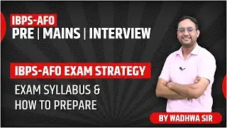 IBPS-AFO Strategy with evidences & Facts