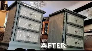 How To Upcycle Bedside Lockers. DIY, Furniture Flip #diy #beforeandafter #upcycle #bedroomfurniture