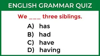 Mixed English Grammar: Can You Pass This Test? #challenge 11