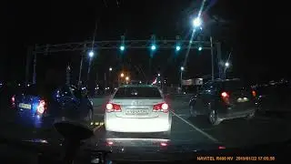 Navitel R400NV (Night Vision). Ночная съемка при хорошем освещении