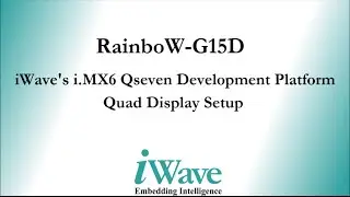 iWave's Quad Display Demo on i.MX6 Qseven Development Platform