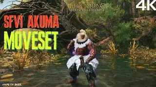 SF6 Akuma Moveset [Shadow of The Erdtree Mod]