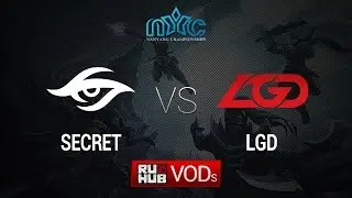 Secret vs LGD, NYC Finals, Group Stage, Game 1