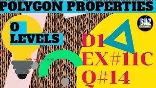 Polygon Properties|Interior and exterior angles|NSMD1(7 TH EDITION)| EX#11C|Q#14|#sazchannel