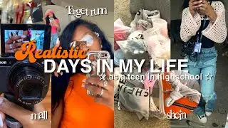 DAYS IN MY LIFE *realistic* as a teen in High School| ☆🧡target run, mall, shein packages, grwms,etc