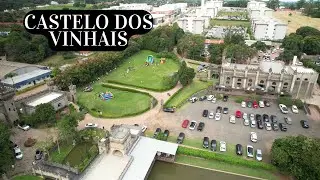 Drone filma Castelo dos Vinhais em Vinhedo SP