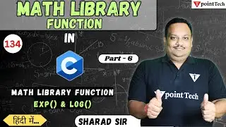 Math Library Function EXP() & LOG() in C | Math Library Function in C Programming | Tpoint Point