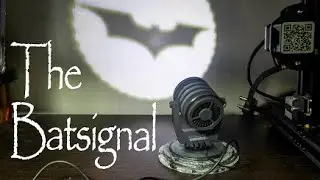 How to Make The Bat-Signal From Batman DC Table Top miniature prop with magnetic Logo change.