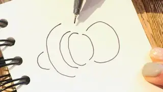How to Draw snowball￼ from Letter CCCCCC Very Easy