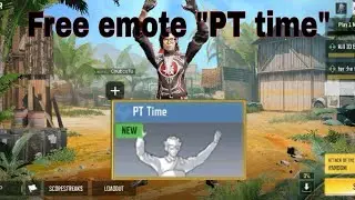 PT TIME EMOTE IS HERE |  GET THE NEW EMOTE  NOW | CODM