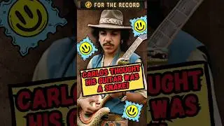 Santana's Guitar MORPHED Into A Snake!?!? 🤯 #Santana #rockstories #fortherecorddoe
