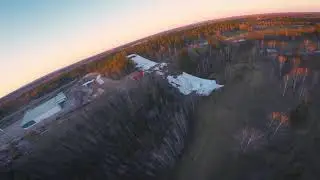 Short FPV ride in the ski slope