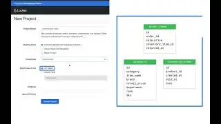 Look & Learn - Creating a new LookML project