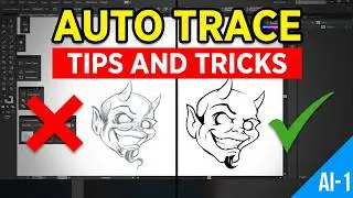 How to use the Auto Trace in illustrator