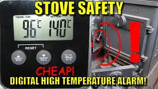 Stove Safety: A Cheap High Temperature Alarm for a Stove.