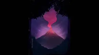 The Enchanted: A Landscape Concept Art on Ibis PaintX app| Timelapse #shorts #digitalart