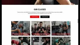 Gym Landing Page