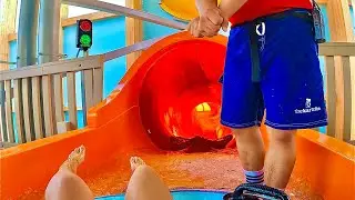 Time Warp Bowl Water Slide at Kartrite Indoor Waterpark, USA